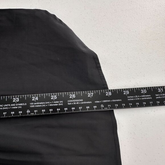 Ann Taylor LOFT Black Off-The-Shoulder Button Front Blouse XXL Milk Maid Peasant - Picture 6 of 11